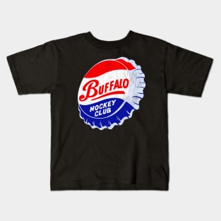 Defunct - Buffalo Bison Hockey Club Kids T-Shirt